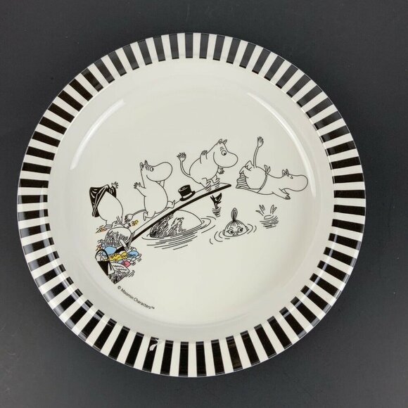 Moomin Mumin 3 Piece Childrens Tableware Set Plate Bowl Sippy Cup Non Slip Bases - Picture 2 of 12